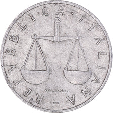 Coin, Italy, Lira, 1958, Rome, VF(20-25), Aluminum, KM:91