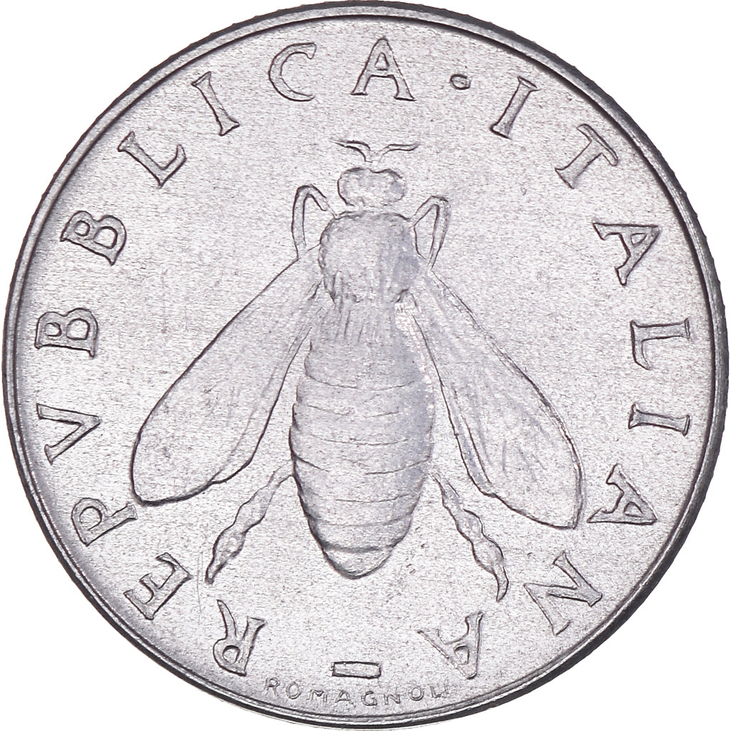 Coin, Italy, 2 Lire, 1954, Rome, AU(50-53), Aluminum, KM:91