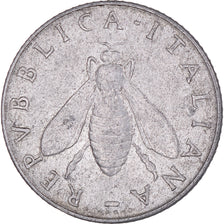 Coin, Italy, 2 Lire, 1956, Rome, VF(30-35), Aluminum, KM:94