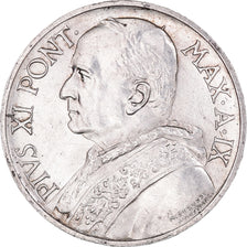 Coin, VATICAN CITY, Pius XI, 5 Lire, 1930, AU(50-53), Silver, KM:7