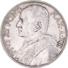 Coin, VATICAN CITY, Pius XI, 5 Lire, 1934, EF(40-45), Silver, KM:7