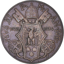 Coin, VATICAN CITY, Pius XI, 5 Centesimi, 1933-1934, Jubilee., AU(50-53)