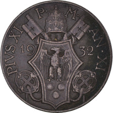 Coin, VATICAN CITY, Pius XI, 5 Centesimi, 1932, EF(40-45), Bronze, KM:1