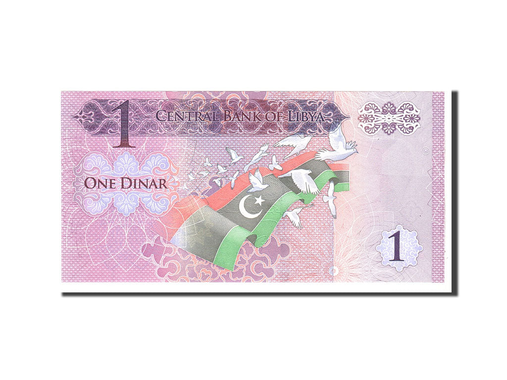 Biljet, Libië, 1 Dinar, 2013, Undated, KM:76, NIEUW