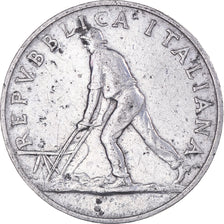 Moneta, Włochy, 2 Lire, 1948, Rome, EF(40-45), Aluminium, KM:88