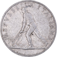 Coin, Italy, 2 Lire, 1948, Rome, EF(40-45), Aluminum, KM:88