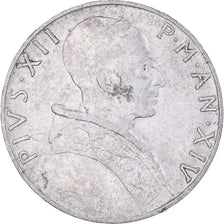 Moeda, CIDADE DO VATICANO, Pius XII, 5 Lire, 1955, EF(40-45), Alumínio, KM:51.1