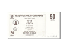 Biljet, Zimbabwe, 50 Cents, 2006, 2006-08-01, KM:36, NIEUW