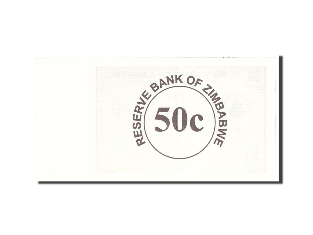 Banknote, Zimbabwe, 50 Cents, 2006, 2006-08-01, KM:36, UNC(65-70)