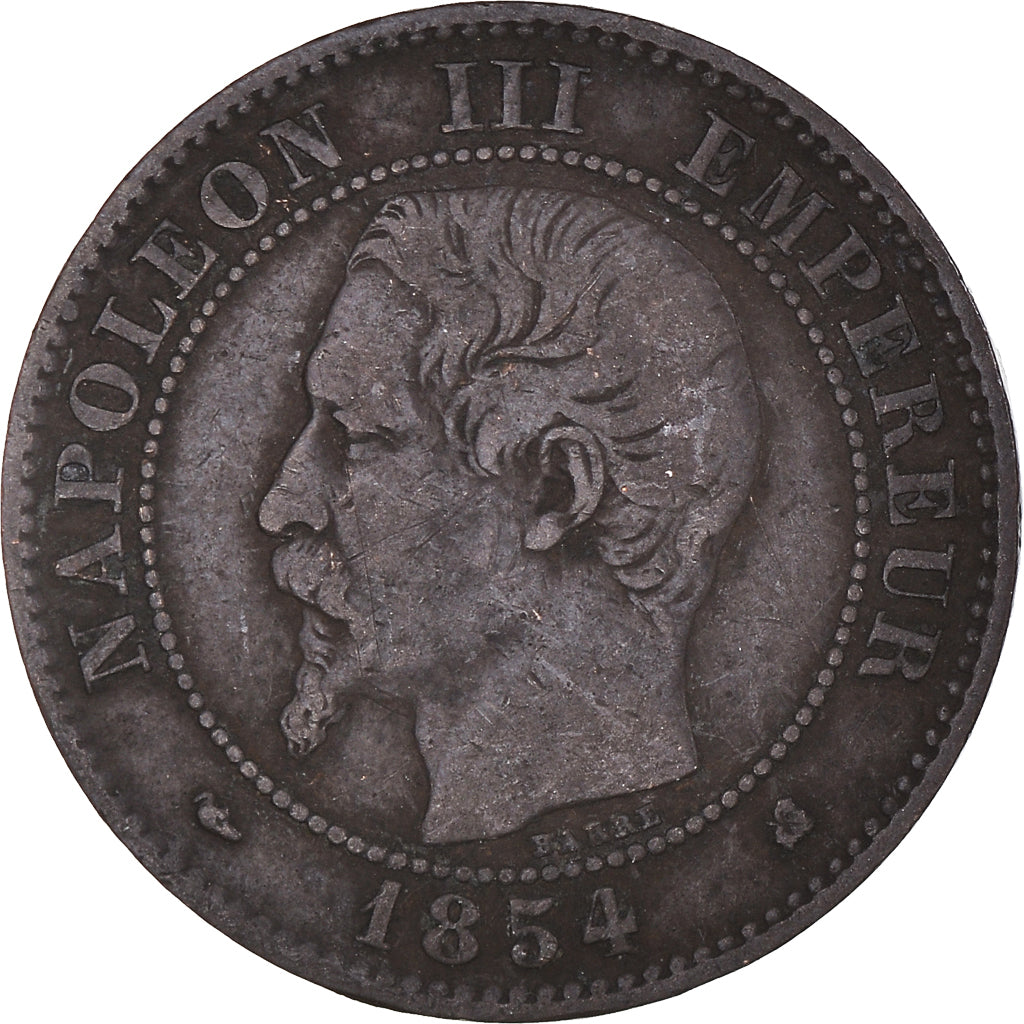 Münze, Frankreich, Napoleon III, Napoléon III, 2 Centimes, 1854, Bordeaux, S+