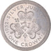 Coin, Isle of Man, Elizabeth II, Crown, 1977, Pobjoy Mint, EF(40-45), Silver