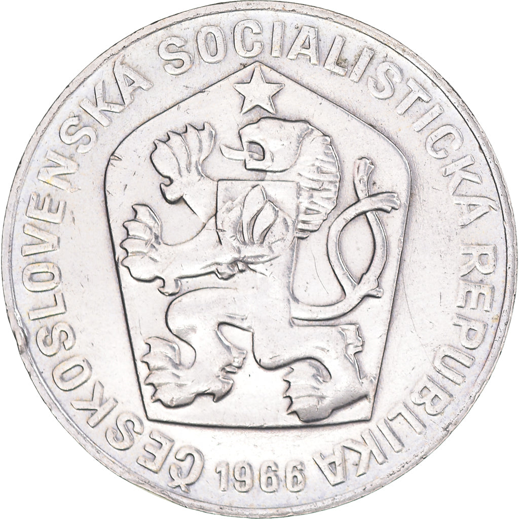 Coin, Czechoslovakia, 10 Korun, 1966, Great Moravia 1100th Anniversary