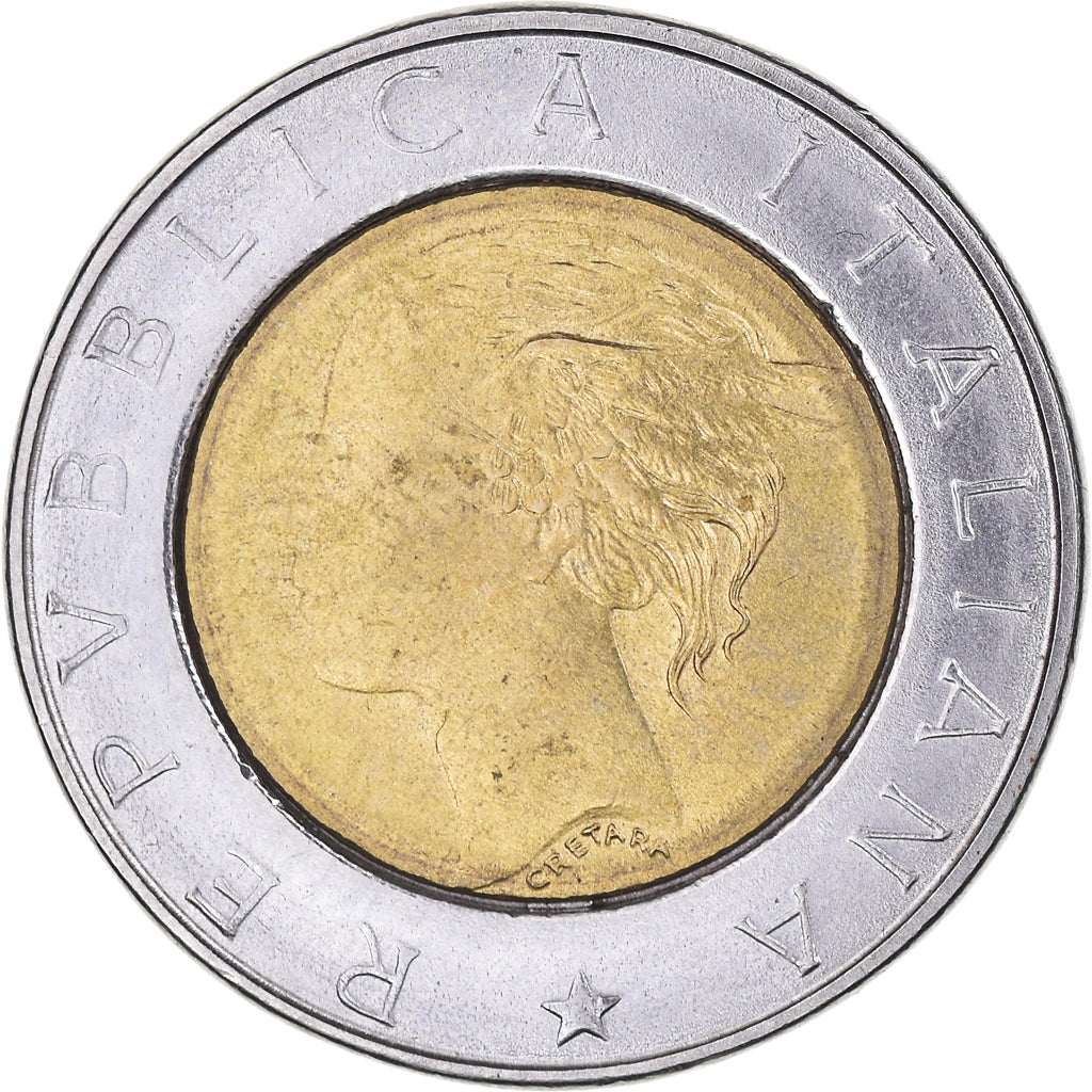 Munten, Italië, 500 Lire, 1994, Rome, ZF, Bi-Metallic, KM:167