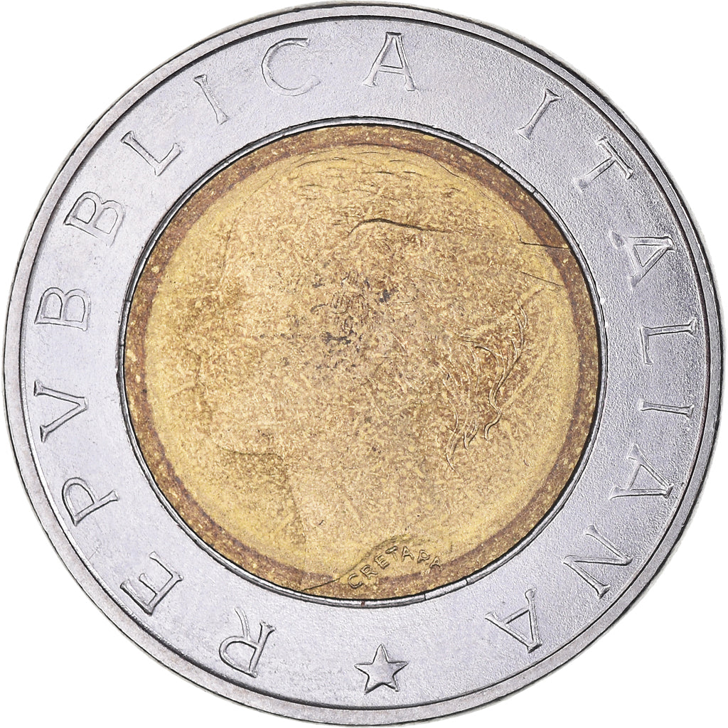 Munten, Italië, 500 Lire, 1994, Rome, FR+, Bi-Metallic, KM:167