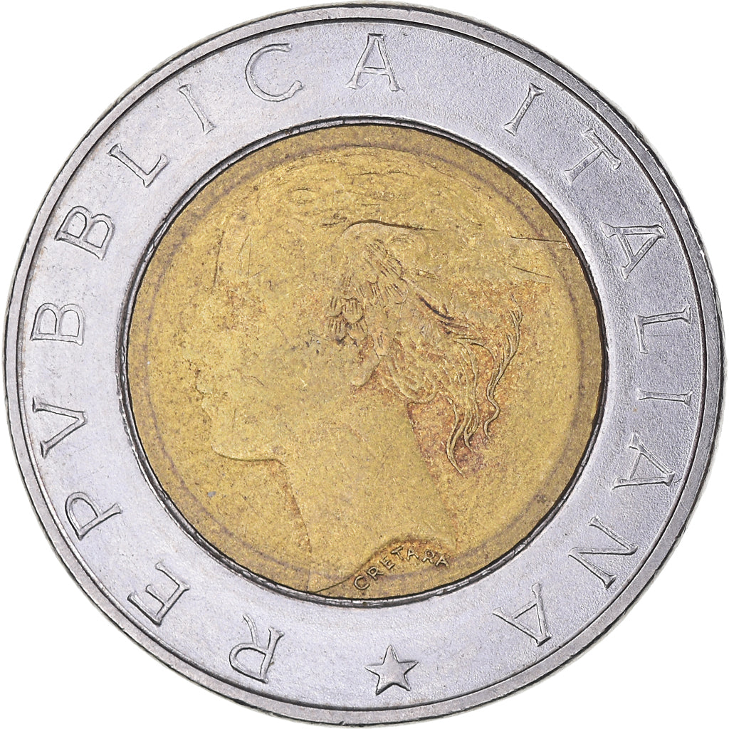 Munten, Italië, 500 Lire, 1994, Rome, FR, Bi-Metallic, KM:167