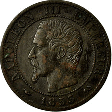 Coin, France, Napoleon III, Napoléon III, Centime, 1853, Rouen, EF(40-45)