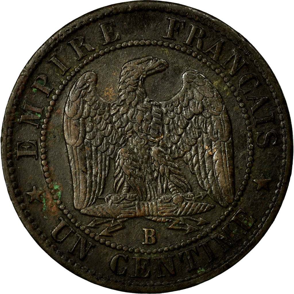 Coin, France, Napoleon III, Napoléon III, Centime, 1853, Rouen, EF(40-45)