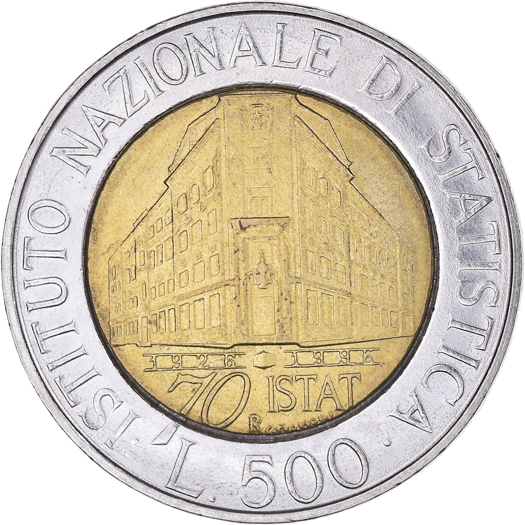Munten, Italië, 500 Lire, 1996, Rome, FR, Bi-Metallic, KM:181