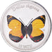 Coin, Vanuatu, 10 Vatu, 2006, Delias Sagessa.Colorized., MS(63), Silver plated