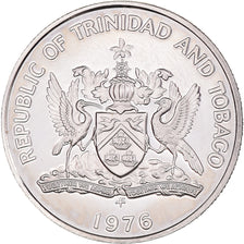 Moneta, TRYNIDAD I TOBAGO, 25 Cents, 1976, BE, MS(63), Miedź-Nikiel, KM:32
