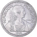 Coin, FRENCH INDO-CHINA, 10 Cents, 1945, Paris, AU(50-53), Aluminum, KM:28.1