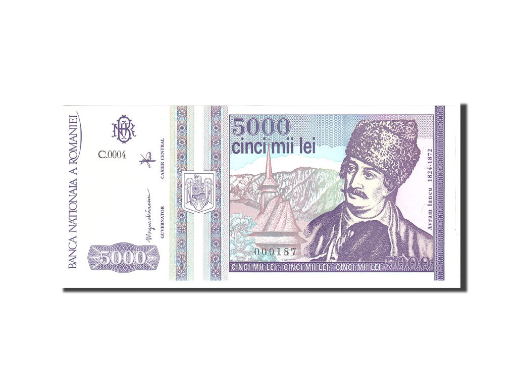 Banknote, Romania, 5000 Lei, 1993, Undated, KM:104a, UNC(63)