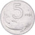Moneda, Italia, 5 Lire, 1981, Rome, MBC, Aluminio, KM:92