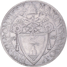 Coin, VATICAN CITY, Pius XII, 20 Centesimi, 1943, AU(55-58), Stainless Steel