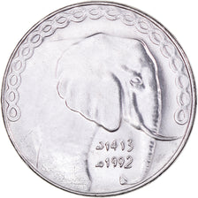 Coin, Algeria, 5 Dinars, 1992, AU(50-53), Acier inoxydable, KM:123