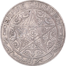 Coin, Morocco, Yusuf, Franc, 1924/AH1342, Poissy, EF(40-45), Nickel, KM:36.2