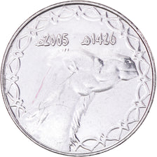 Coin, Algeria, 2 Dinars, 2005, AU(50-53), Acier inoxydable, KM:130