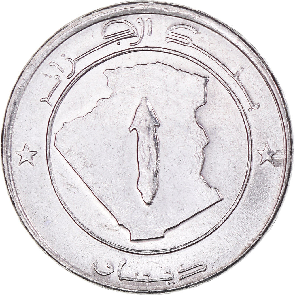 Moneta, Algeria, Dinar, 1992/AH1413, SPL-, Acier inoxydable, KM:129