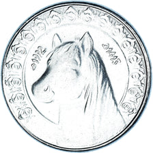Coin, Algeria, 1/2 Dinar, 1992/AH1413, AU(55-58), Acier inoxydable, KM:128