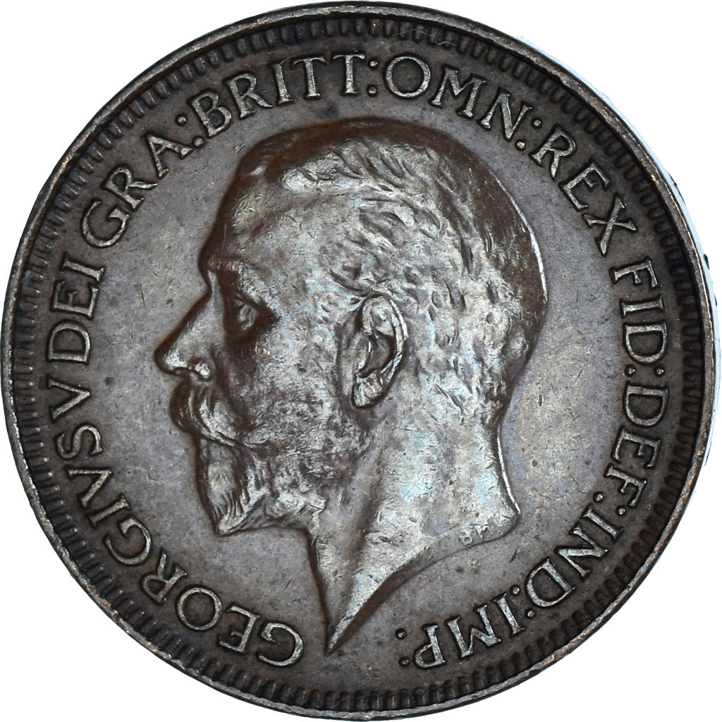 Münze, Großbritannien, George V, Farthing, 1932, VZ, Bronze, KM:825