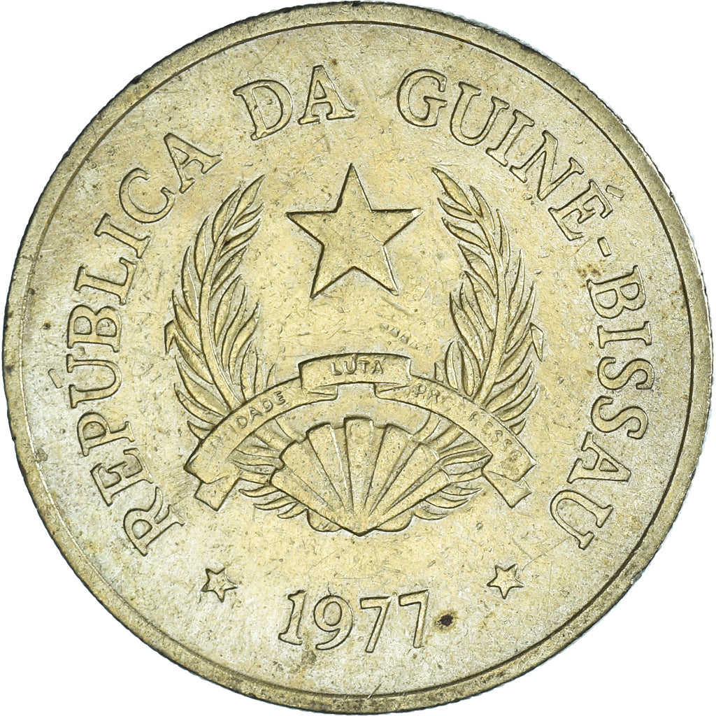 Coin, Guinea-Bissau, 2-1/2 Pesos, 1977, FAO, EF(40-45), Aluminum-Bronze, KM:19