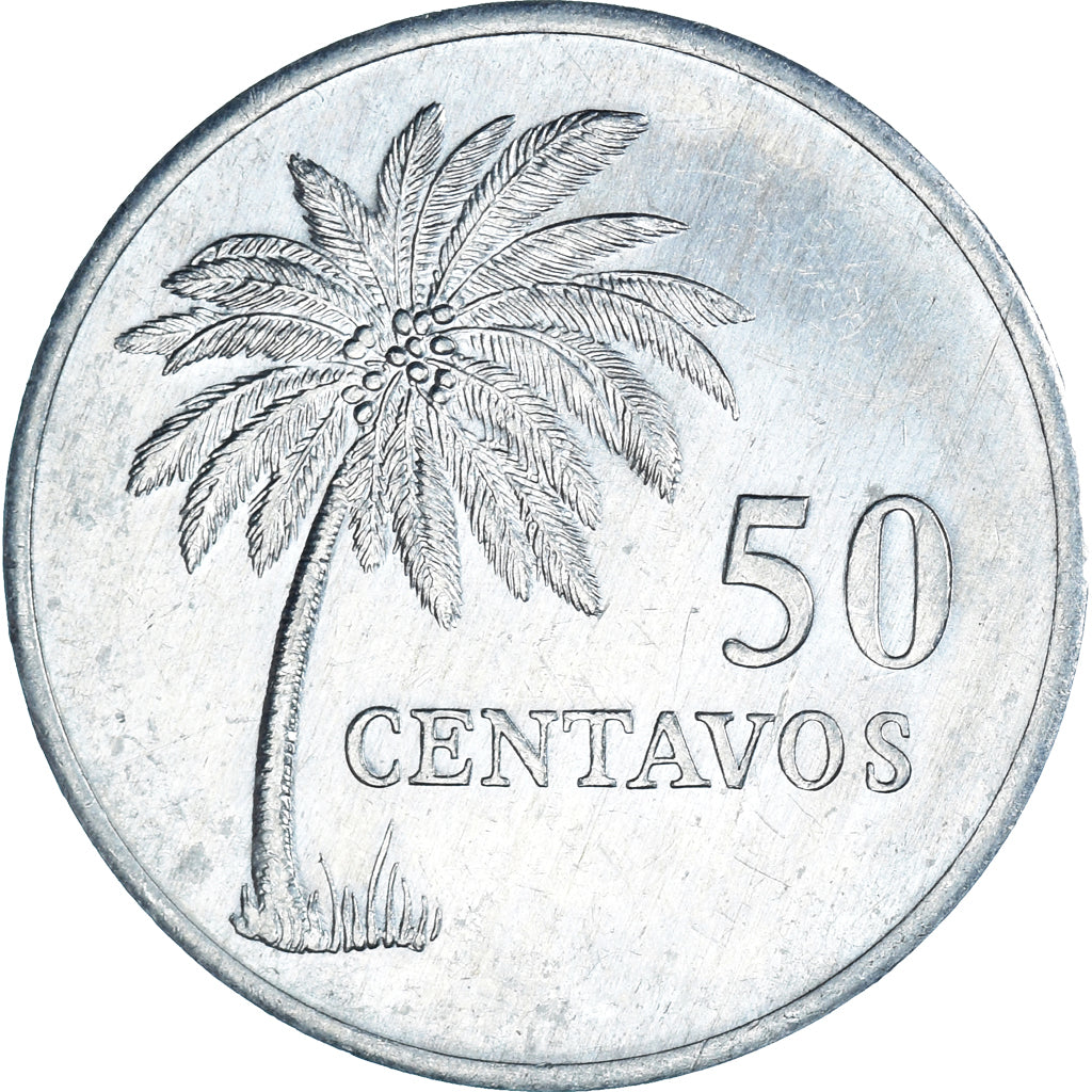 Coin, Guinea-Bissau, 50 Centavos, 1977, FAO, AU(50-53), Aluminum-Bronze, KM:17a