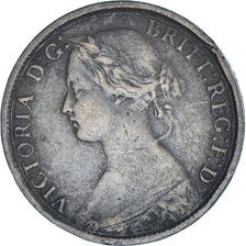 Coin, Great Britain, Victoria, Farthing, 1861, VF(20-25), Bronze, KM:747.2