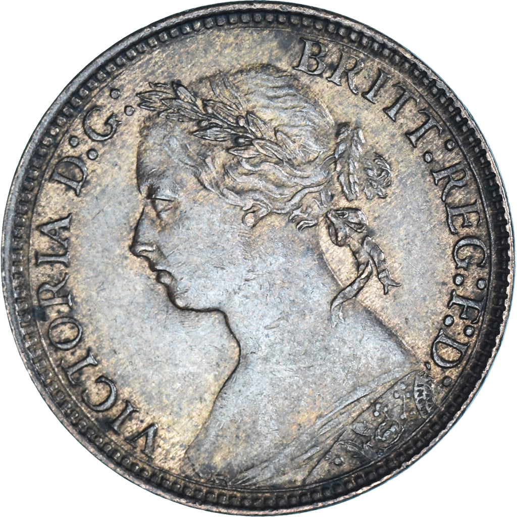 Coin, Great Britain, Victoria, Farthing, 1875, 1875 H.2nd portrait; 2nd type