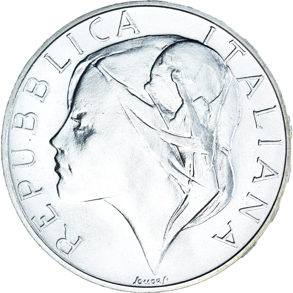 Coin, Italy, 500 Lire, 1989, Rome, FDC, MS(65-70), Silver, KM:134