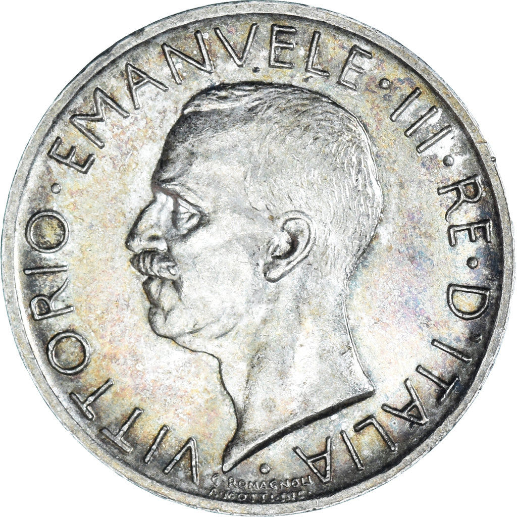 Münze, Italien, Vittorio Emanuele III, 5 Lire, 1929, Rome, VZ, Silber, KM:67.2