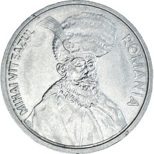 Coin, Romania, 100 Lei, 1991, AU(50-53), Nickel plated steel, KM:111