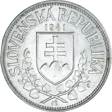 Munten, Slowakije, 20 Korun, 1941, simple cross, PR, Zilver, KM:7.1