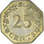Munten, Malta, 1st Anniversary - Republic of Malta, 25 Cents, 1975, ZF+, Tin