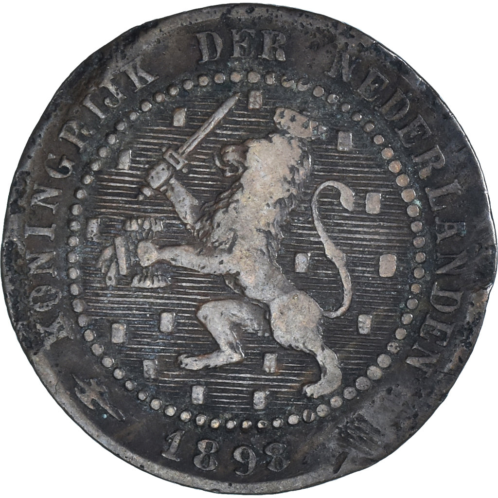 Munten, Nederland, Wilhelmina I, Cent, 1898, FR, Bronzen, KM:107.2