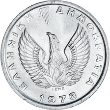 Coin, Greece, 5 Drachmai, 1973, AU(55-58), Copper-nickel, KM:109.1
