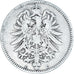 Coin, GERMANY - EMPIRE, Wilhelm I, Mark, 1875, Frankfurt, VF(30-35), Silver
