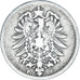 Moneta, GERMANIA - IMPERO, Wilhelm I, Mark, 1876, Stuttgart, MB, Argento, KM:7