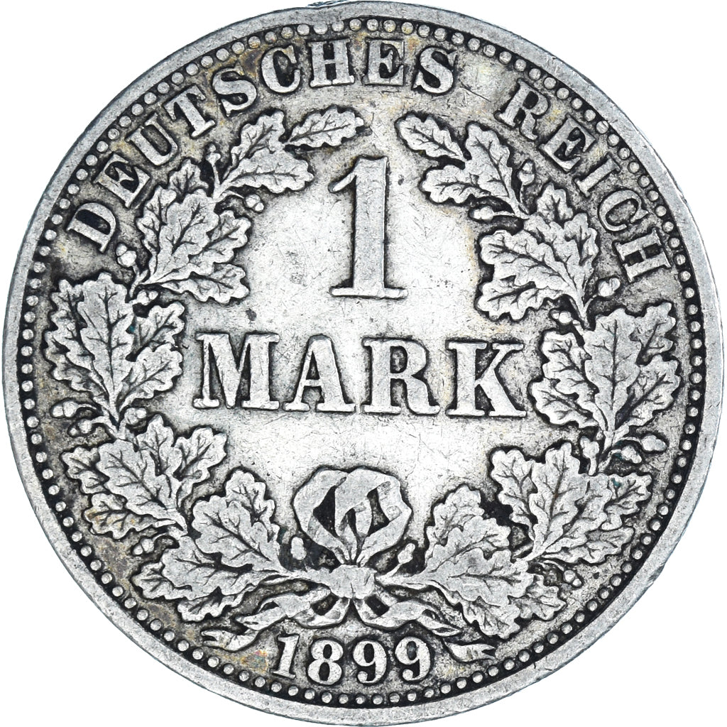 Coin, GERMANY - EMPIRE, Wilhelm II, Mark, 1899, Berlin, AU(50-53), Silver, KM:14