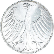 Coin, GERMANY - FEDERAL REPUBLIC, 5 Mark, 1971, Karlsruhe, AU(50-53), Silver