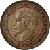 Munten, Frankrijk, Napoleon III, Napoléon III, Centime, 1853, Lyon, PR, Bronze